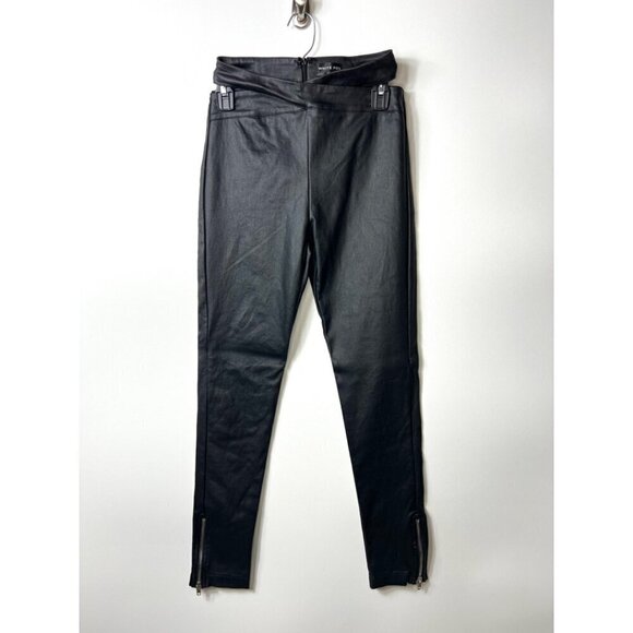 White‎ fox black pants open hip women’s size XS - Picture 2 of 11